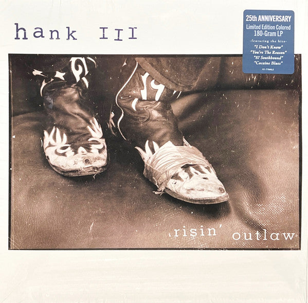 Hank Williams III - Risin' Outlaw Record Curb Records 2024 / US / Clear W/ Black Smoke / Curb Records / 56QSN NEW NEW