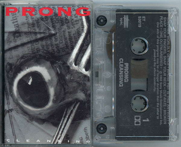 Prong - Cleansing Record Epic 1994 / Canada / Epic VG VG