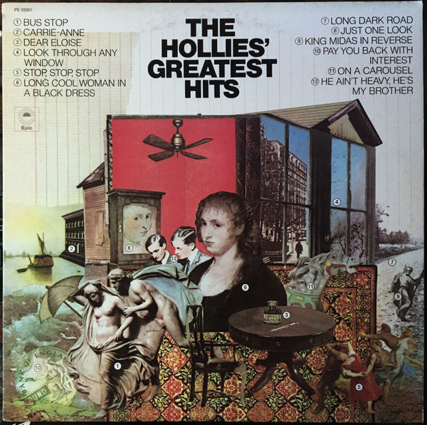 The Hollies - The Hollies' Greatest Hits Record Epic US / Dark Blue Epic labels / Epic / LWZHI VG+ VG