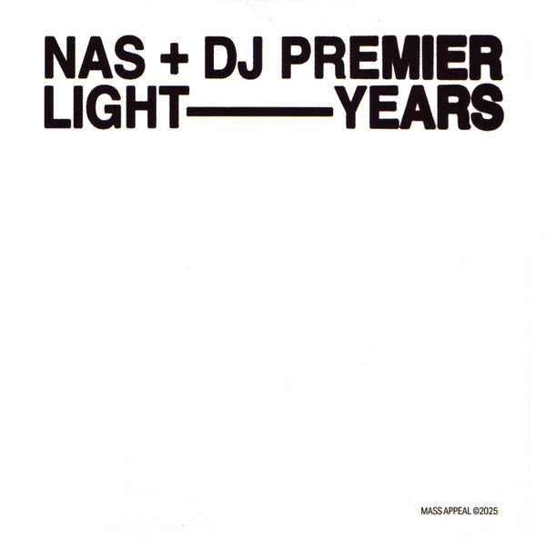 Nas - Light-Years Record Mass Appeal 2025 / US / Day Ones Edition / Mass Appeal / J7IM5 NEW NEW