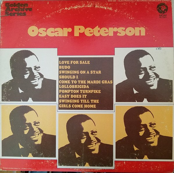Oscar Peterson - Oscar Peterson (1970, Golden Archive Series) Vinyl > LP MGM Records VG+ G