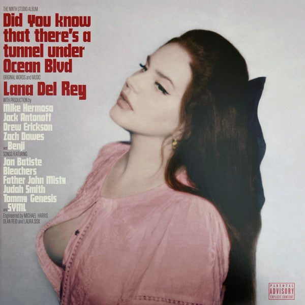 Lana Del Rey - Did You Know That There's A Tunnel Under Ocean Blvd Record Polydor 2023 / Worldwide / Green, Alternative Artwork / Polydor / ATS8W NM VG