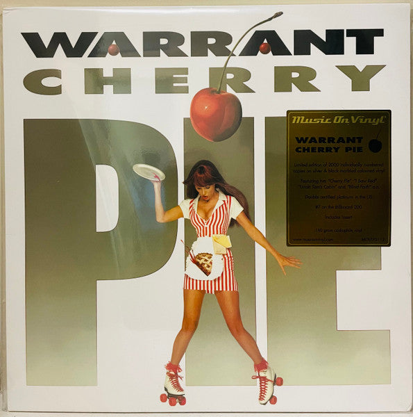 Warrant - Cherry Pie Record Music On Vinyl 2022 / Europe / Silver & Black Marbled / Music On Vinyl NEW NEW