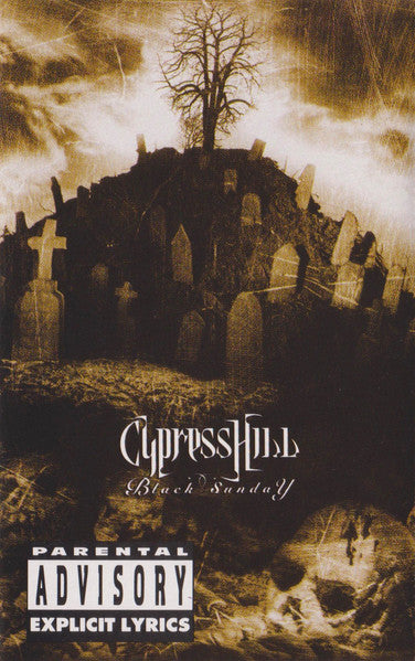 Cypress Hill - Black Sunday Record Columbia 1993 / US / No Timer, Black Roller Guide & Reel / Columbia VG+ VG+