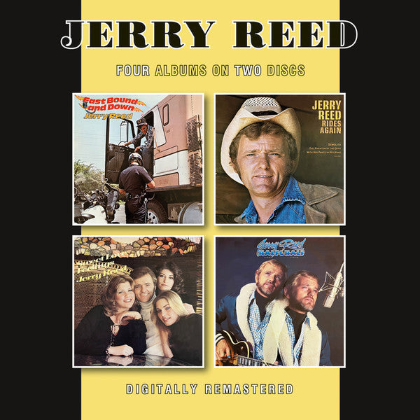 Jerry Reed - East Bound And Down / Jerry Reed Rides Again / Sweet Love Feelings / Half Singin’ & Half Pickin’ Record BGO Records 2025 / UK / BGO Records NEW NEW