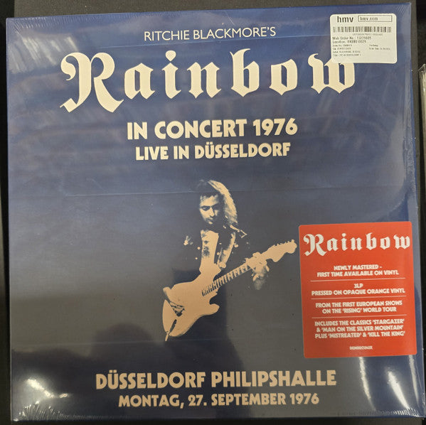 Rainbow - Live In Düsseldorf 1976 - Düsseldorf Philipshalle 27.9.1976 Record Edsel Records 2026 / Europe / Opaque Orange Vinyl / Edsel Records NEW NEW