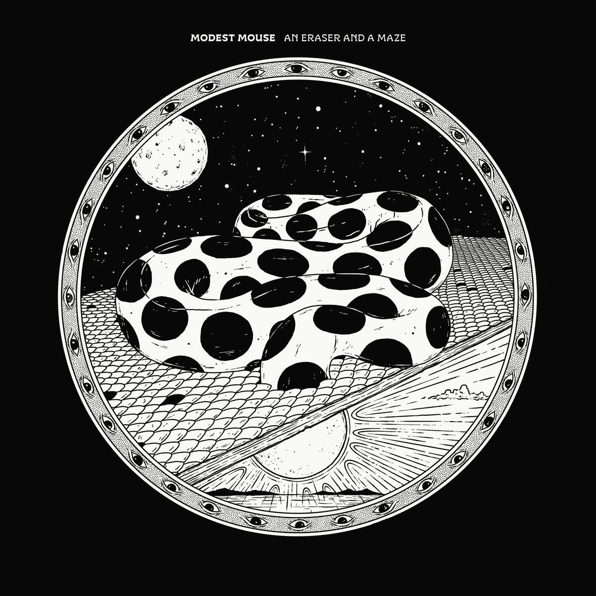Modest Mouse - An Eraser And A Maze (Evergreen Vinyl Exclusive Purple Haze Vinyl) - cover