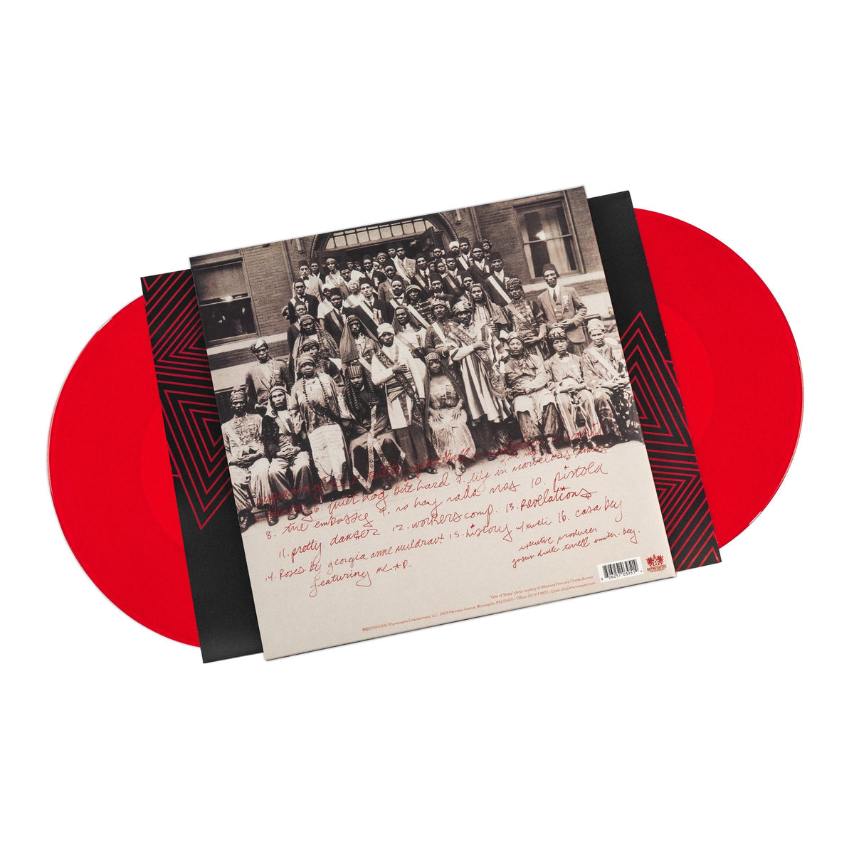 Mos Def - The Ecstatic (Ruby Red Translucent Vinyl) back cover