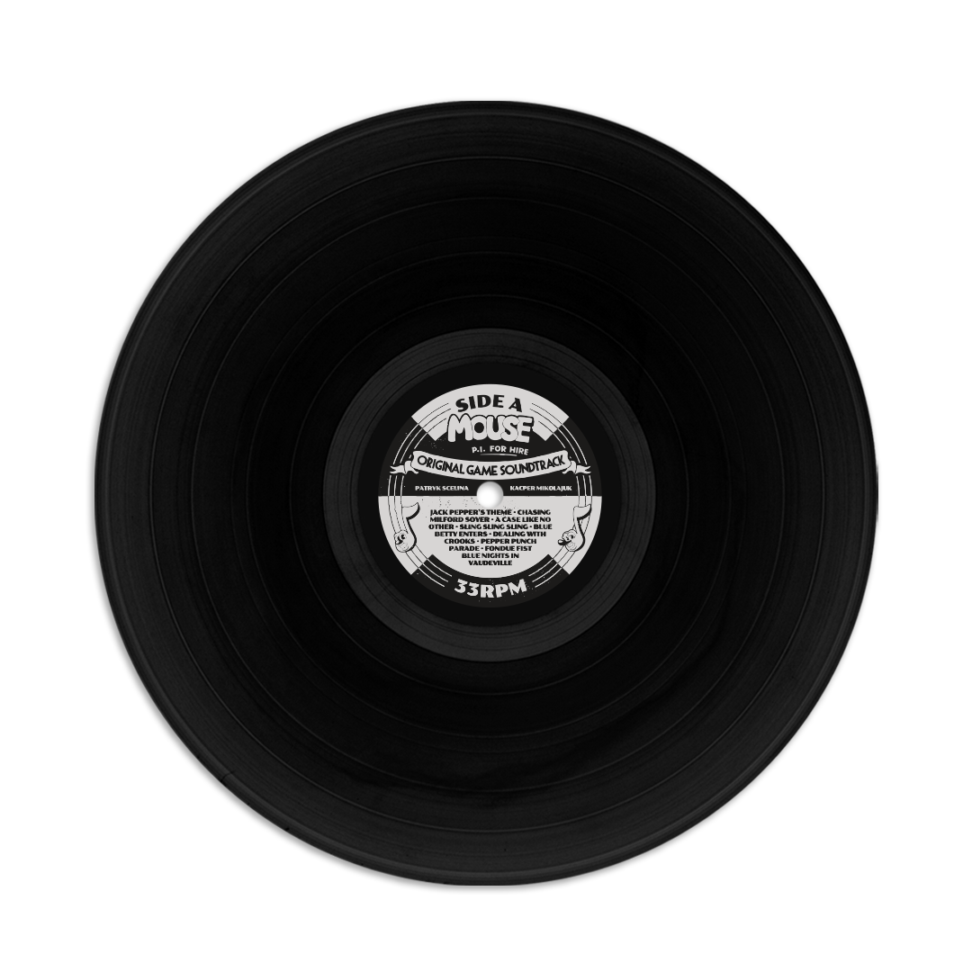 Patryk Scelina - MOUSE: P.I. For Hire (Original Game Soundtrack) (Reissue Vinyl)