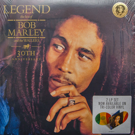 Bob Marley & The Wailers - Legend - The Best Of Bob Marley And The Wailers Record Tuff Gong 2014 / US / Red/Yellow/Green Tri-Color, Gatefold, 30th Anniversary Edition / Tuff Gong / ASA07 NEW NEW