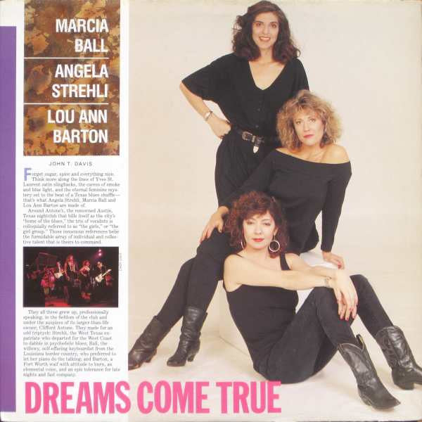 Marcia Ball - Dreams Come True Record Antone's Records 1990 / US / Antone's Records / I8Y6G VG+ VG+