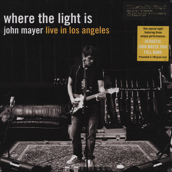 John Mayer - Where The Light Is: John Mayer Live In Los Angeles Record Music On Vinyl 2012 / Europe / 180 Gram / Music On Vinyl / YML59 NEW NEW