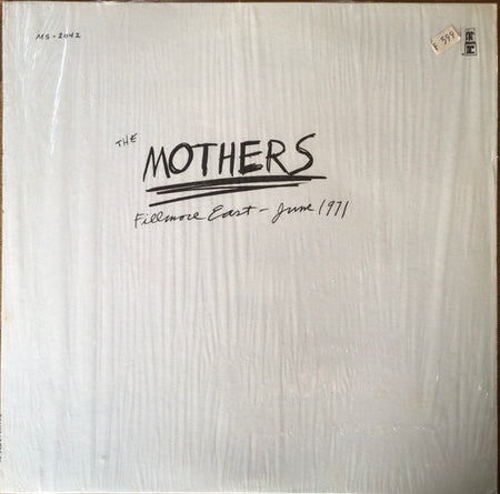 The Mothers - Fillmore East - June 1971 Record Bizarre Records US / Bizarre Records / RH2I0 VG+ VG