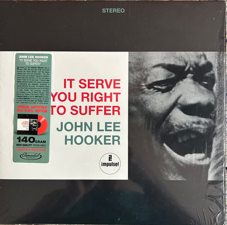 John Lee Hooker - It Serve You Right To Suffer Record Impulse! 2023 / US / Gatefold, Red Vinyl / Elemental Music / ST2AZ NEW NEW