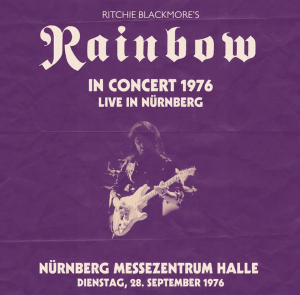 Rainbow - In Concert 1976 Live In Nürnberg (Nürnberg Messezentrum Halle Dienstag, 28. September 1976) Record Edsel Records 2026 / Worldwide / Newly Remastered, Import / Edsel Records / HTJ4Q NEW NEW