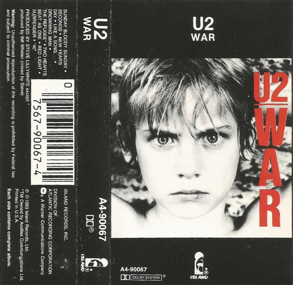U2 - War Record Island Records 1983 / US / Island Records VG VG