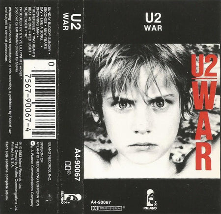 U2 - War Record Island Records 1983 / US / Island Records VG VG