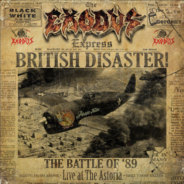 Exodus (6) - British Disaster! The Battle Of '89 (Live At The Astoria) Record Nuclear Blast Records 2024 / Germany / Gold / Nuclear Blast Records NEW NEW
