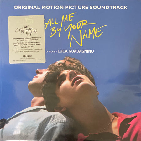 Various - Call Me By Your Name (Original Motion Picture Soundtrack) Record Music On Vinyl 2021 / USA & Europe / Green [Countryside-Green] Transparent, 180g / Music On Vinyl / 7AL0B NEW NEW