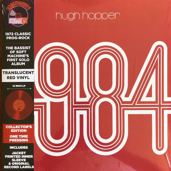 Hugh Hopper - 1984 Record CBS 2020 / Unknown / Translucent Red / CBS / V5ODY NEW NEW
