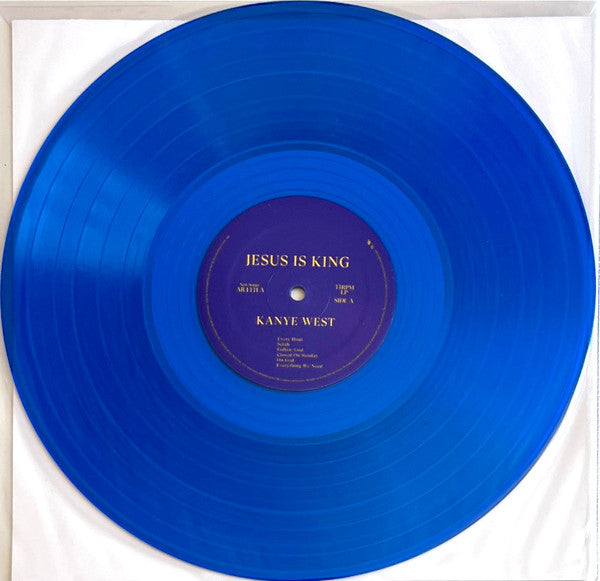 Kanye West - Jesus Is King Record Def Jam Recordings 2020 / US / Blue Translucent / Def Jam Recordings / NEXNX NEW NEW