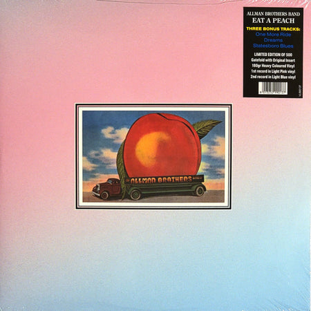 The Allman Brothers Band - Eat A Peach Record Capricorn Records 2021 / Europe / Pink, 180g / Vinyl Lovers NEW NEW
