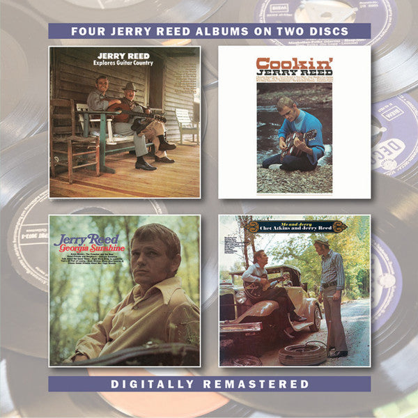 Jerry Reed - Jerry Reed Explores Guitar Country / Cookin' / Georgia Sunshine / Me And Jerry Record BGO Records 2018 / UK / BGO Records / 3N6DG NEW NEW