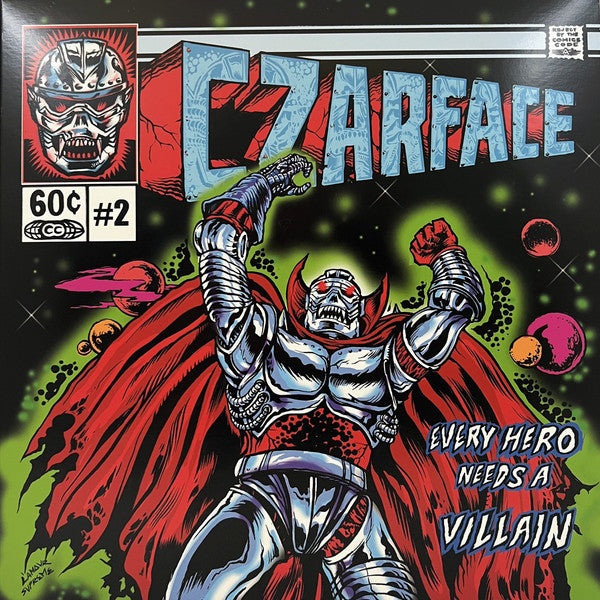 Czarface - Every Hero Needs A Villain Record Brick Records 2024 / US / Black & Green Spinner w/ Orange Splatter / Brick Records NEW NEW