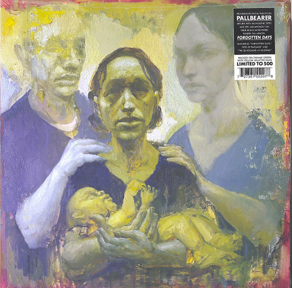 Pallbearer - Forgotten Days (Indie Exclusive Swamp Green With Yellow Splatter Vinyl) hype sticker