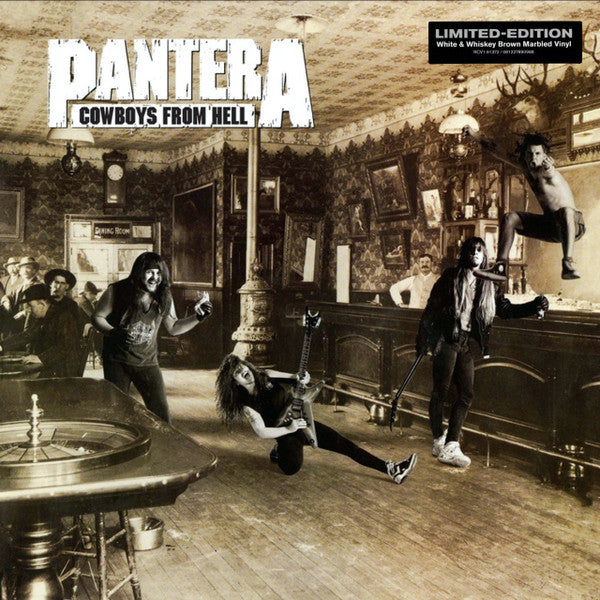 Pantera - Cowboys From Hell Record ATCO Records 2021 / US / White & Whiskey Brown Marbled / ATCO Records / 210YC NEW NEW