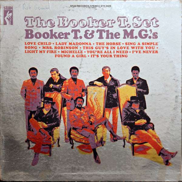 Booker T & The MG's - The Booker T. Set Record Stax 1969 / Netherlands / Foil Cover / Stax / 8GTXQ G G