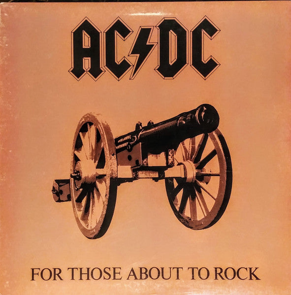 AC/DC - For Those About To Rock (We Salute You) Record Atlantic 1981 / US / Atlantic / MCHBR VG VG