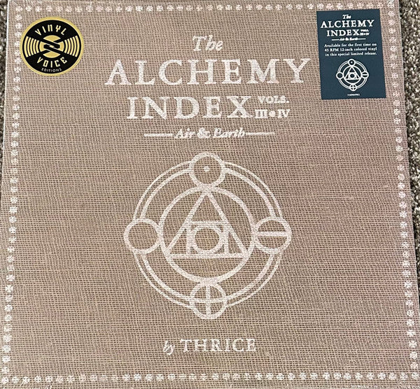 Thrice - The Alchemy Index Vols. III & IV Air & Earth Record Vagrant 2025 / US / Milky Clear / Vagrant / L2AXQ NEW NEW