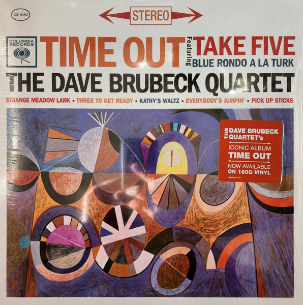 The Dave Brubeck Quartet - Time Out Record Columbia 2024 / US / 180 gram / Columbia / BXOEM NEW NEW