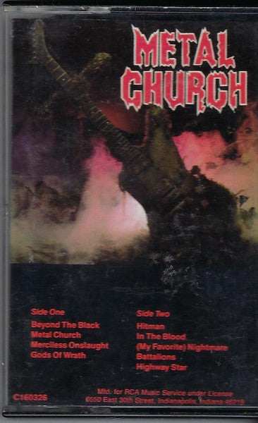 Metal Church - Metal Church Record Elektra 1985 / US / Dolby HX Pro / Elektra VG+ VG+