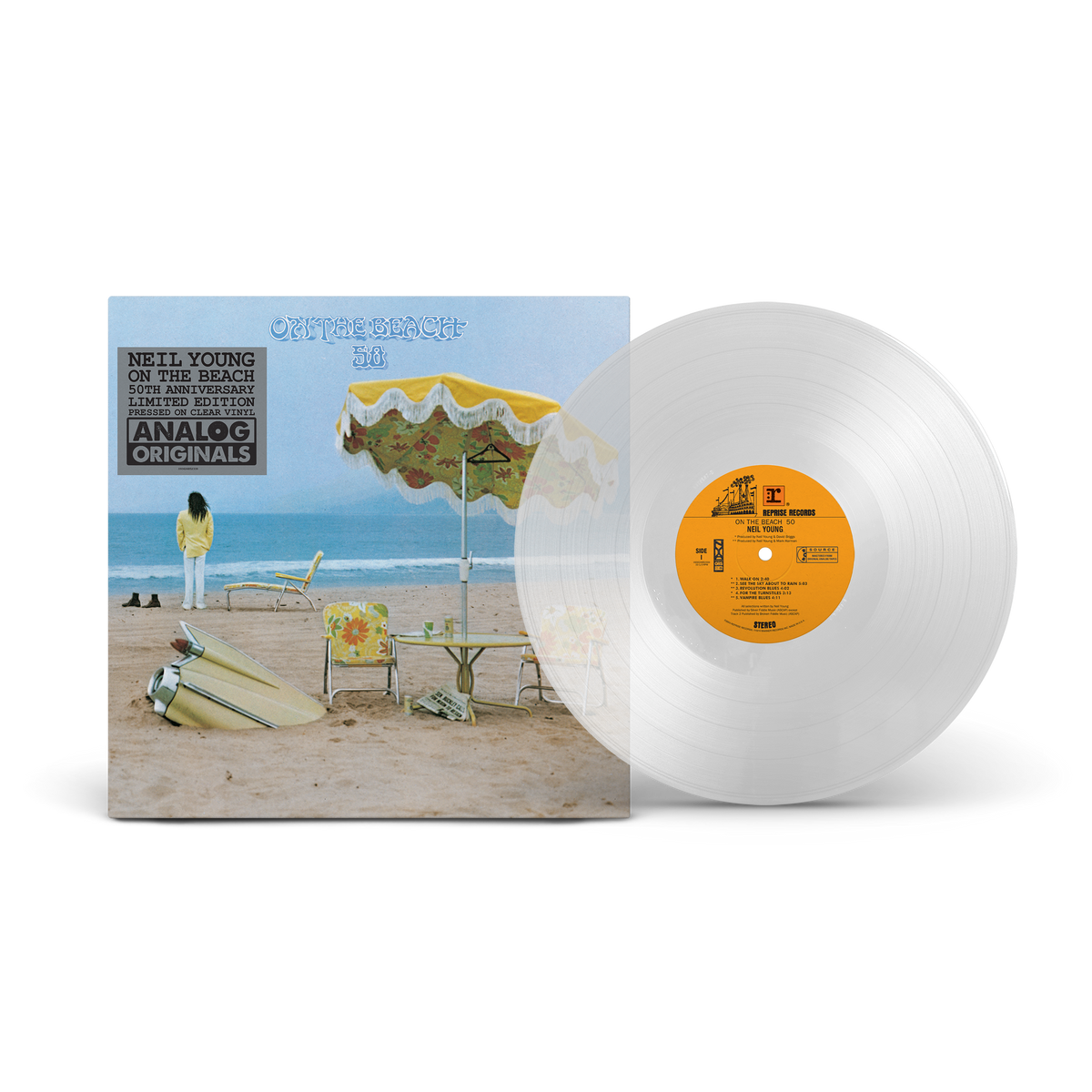 Neil Young - On The Beach (Clear Vinyl) Vinyl > LP Reprise Records NEW NEW