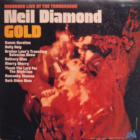 Neil Diamond - Gold Record UNI Records 1971 / US / UNI Records / HD81A VG+ VG