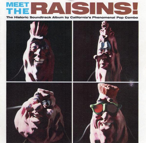The California Raisins - Meet The Raisins! (The Historic Soundtrack Album By California's Phenomenal Pop Combo) Record Atlantic 1988 / US / Atlantic / 6HHHH VG VG