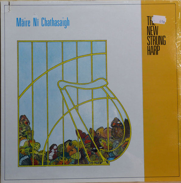 Máire Ní Chathasaigh - The New Strung Harp Record Temple Records (2) 1985 / UK / Temple Records (2) / 29NCB VG+ VG
