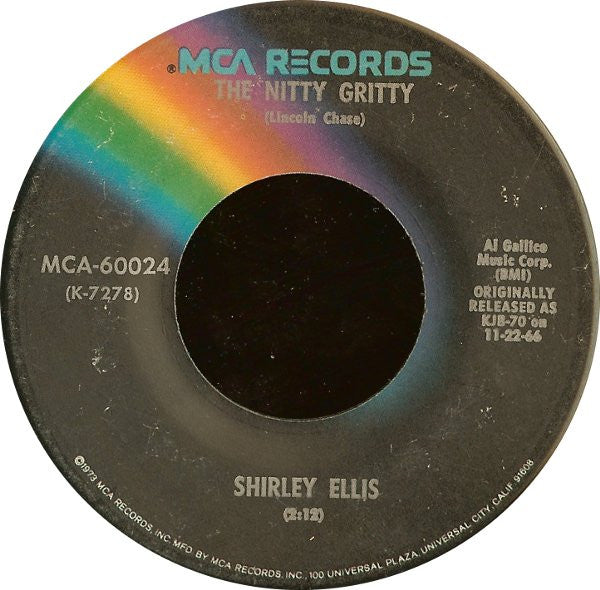 Shirley Ellis – The Nitty Gritty / The Name Game – Release:b8d42599-09b9-46fd-84a0-f53a1293803b (cover)