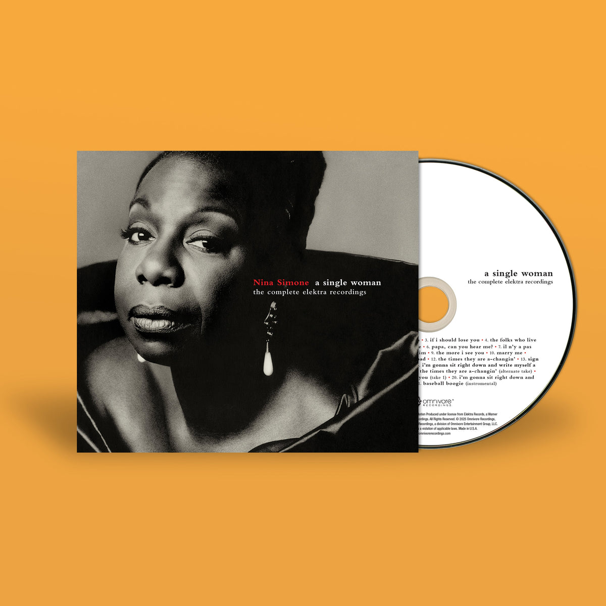 Nina Simone - A Single Woman: The Complete Elektra Recordings (CD) CD Omnivore Recordings NEW NEW