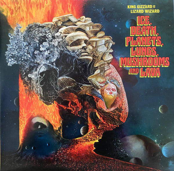 King Gizzard And The Lizard Wizard - Ice, Death, Planets, Lungs, Mushrooms And Lava Record KGLW 2022 / Worldwide / Recycled Black Wax / KGLW / VVJ9N NEW NEW