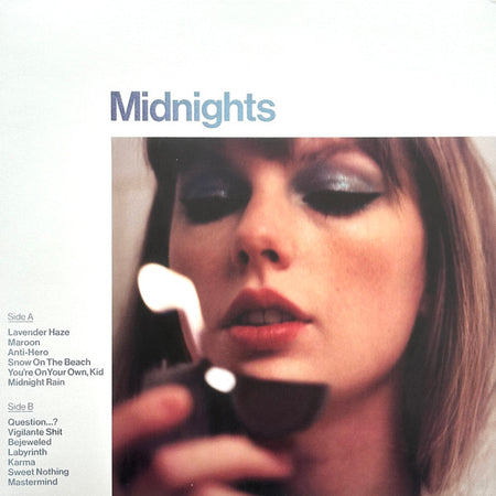 Taylor Swift - Midnights Record Republic Records 2023 / USA & Europe / Blue Translucent Marbled [Moonstone Blue Marbled] / Republic Records / 4UKCP NEW NEW