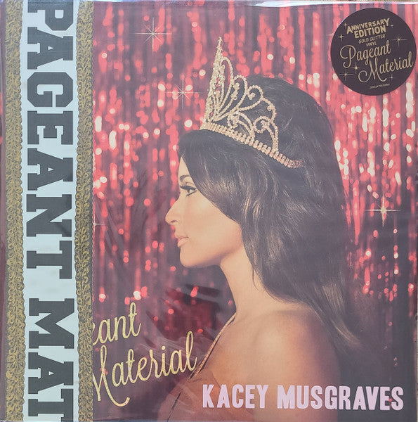 Kacey Musgraves - Pageant Material Record Lost Highway 2025 / US / Clear w/ Gold Glitter / Lost Highway NEW NEW