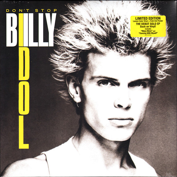 Billy Idol - Don't Stop Record Chrysalis 2025 / Worldwide / Yellow Translucent / Chrysalis / VXFHB NEW NEW
