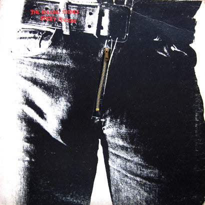 The Rolling Stones - Sticky Fingers Record Rolling Stones Records 1971 / US / PR - Presswell Pressing, Zipper Cover / Rolling Stones Records / V2VQA VG G
