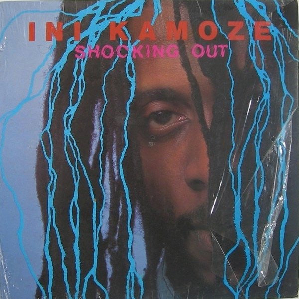 Ini Kamoze - Shocking Out Record Real Authentic Sound 1988 / US / Real Authentic Sound VG+ VG+