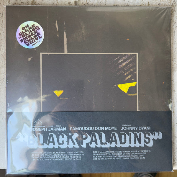 Joseph Jarman & Famoudou Don Moye - Black Paladins (Indie Exclusive Black Smoke Vinyl)