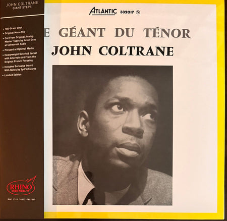 John Coltrane - Giant Steps Record Rhino Records (2) 2026 / Worldwide / 180g, Gatefold / Rhino Records (2) / DMMH5 NM VG+