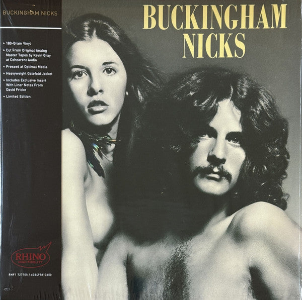 Buckingham Nicks - Buckingham Nicks Record Rhino Records (2) 2025 / Worldwide / 180g, Gatefold / Rhino Records (2) / F9U5C NEW NEW